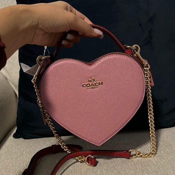 Coach Bags New Coach Heart Shape Crossbody Handbag Poshmark
